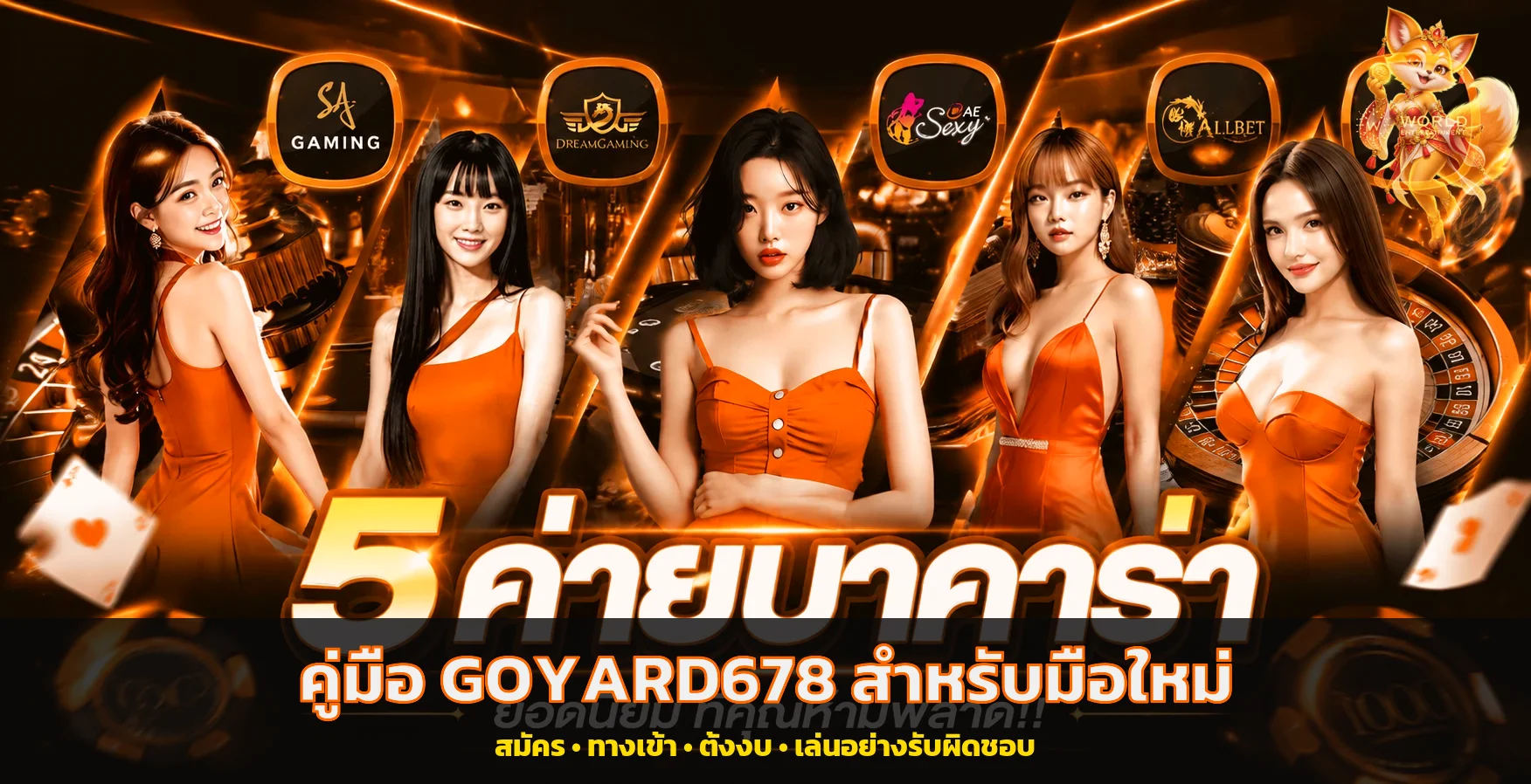 GOYARD678 คู่มือมือใหม่ สมัคร เลือกสล็อต และตั้งงบ